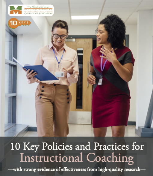 10 Key Policies and Practices for Instructional Coaching (#16 in our full '10 Key' series!) -- share with others! meadowscenter.org/resource/10-ke…