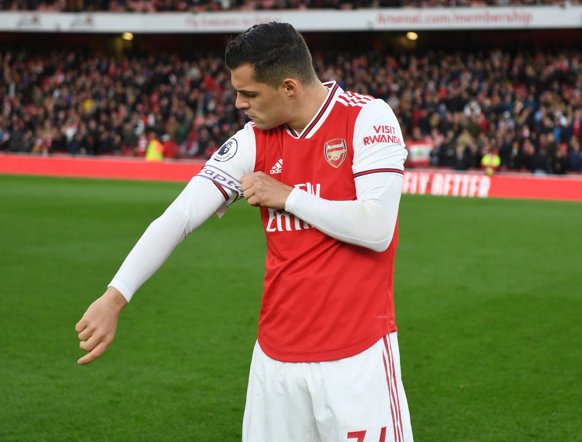 itsMLS49's tweet photo. I stuck by you through the highs and lows. It breaks my heart that you're leaving at end of the season.

This villain to hero story will never get old. All the best Granit Xhaka. My Captain ❤️ https://t.co/zswDOoreLo