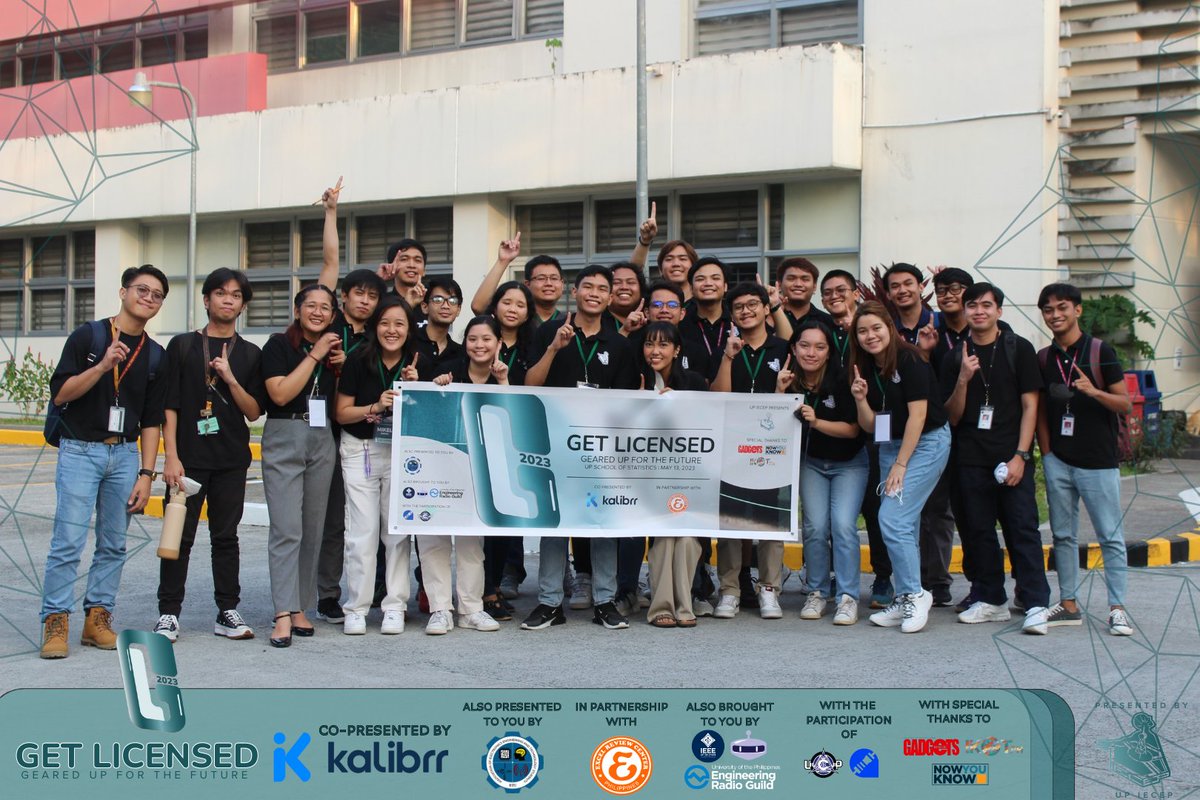 upiecep's tweet photo. 𝑻𝒉𝒂𝒕'𝒔 𝒂 𝒘𝒓𝒂𝒑! ✨

UP IECEP expresses its utmost gratitude to all the participants who joined this spectacular one-day event. 

Go grab that license, future electronics engineers! Get Licensed 2023 is now signing off. See you next year!

#UPIECEP
#ONEIECEP https://t.co/Hq6zn38QcX