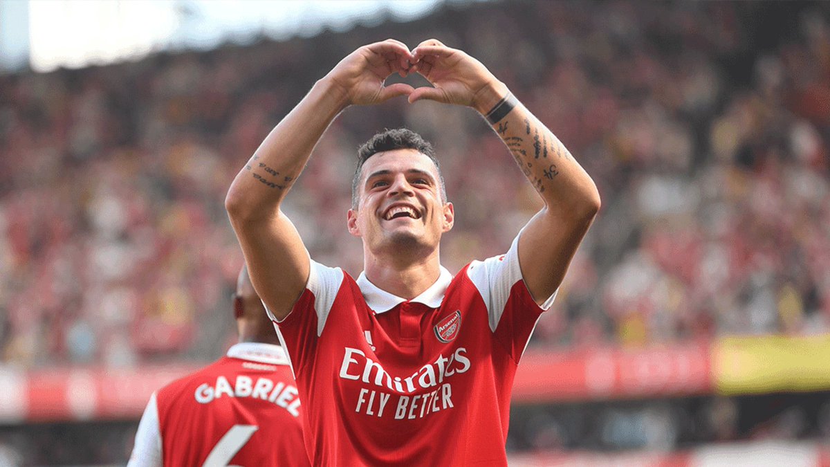 itsMLS49's tweet photo. I stuck by you through the highs and lows. It breaks my heart that you're leaving at end of the season.

This villain to hero story will never get old. All the best Granit Xhaka. My Captain ❤️ https://t.co/zswDOoreLo