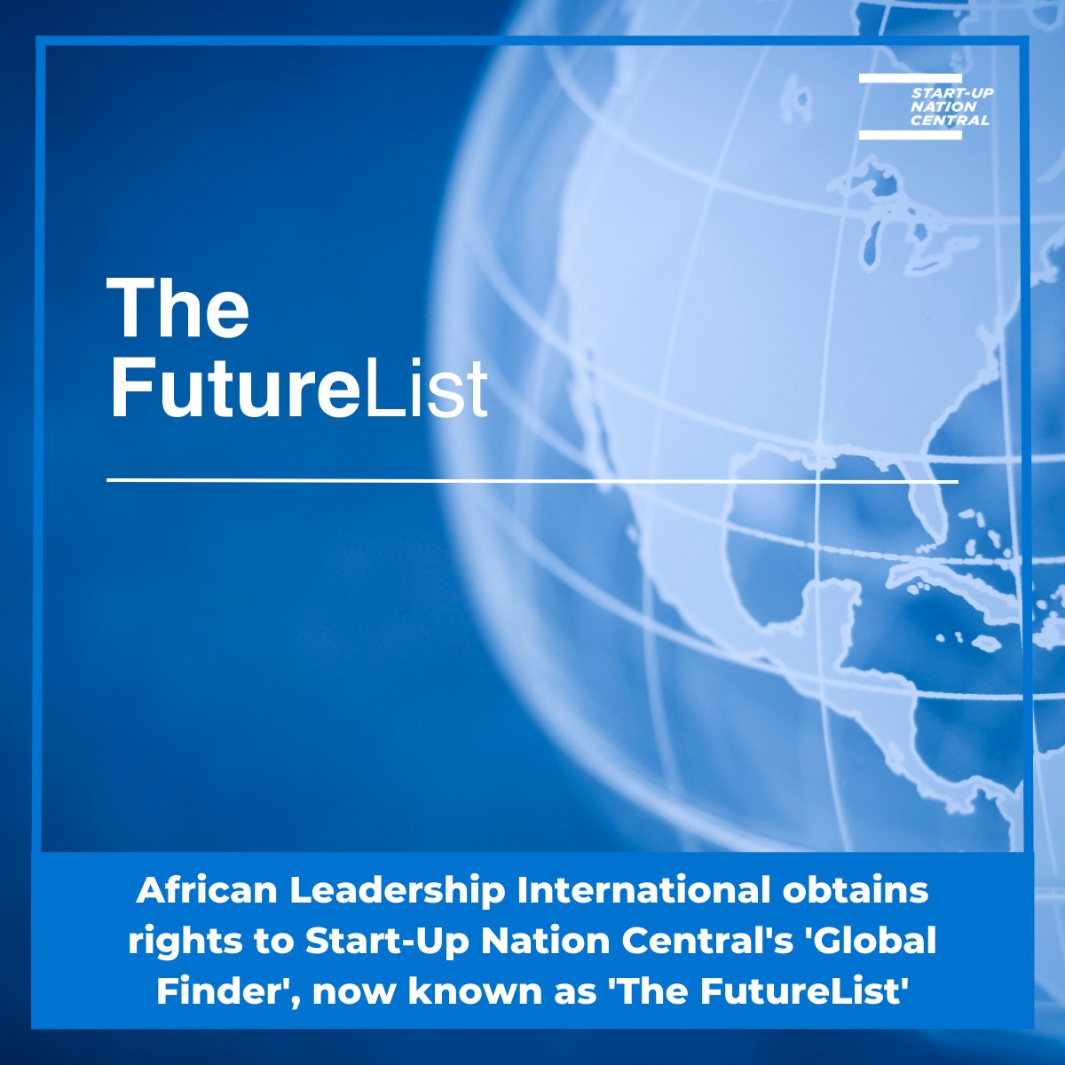 Startup Nation Central (@sncentral_) on Twitter photo <a href="/AliLeadership/">#LetIntegrityLead</a>, an organization dedicated to driving innovation in Africa and across the globe, has obtained the rights to <a href="/sncentral_/">Startup Nation Central</a>'s renowned 'Global Finder' platform for tech startups and has been renamed <a href="/thefuturelist_/">The FutureList</a>.
Read more about it here 👉prnewswire.co.uk/news-releases/… <a href="/AliLeadership/">#LetIntegrityLead</a>, an organization dedicated to driving innovation in Africa and across the globe, has obtained the rights to <a href="/sncentral_/">Startup Nation Central</a>'s renowned 'Global Finder' platform for tech startups and has been renamed <a href="/thefuturelist_/">The FutureList</a>.
Read more about it here 👉prnewswire.co.uk/news-releases/…