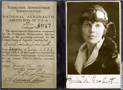 #OnThisDay, 1926, #AmeliaEarhart : Pilot License - #American - #Aviation