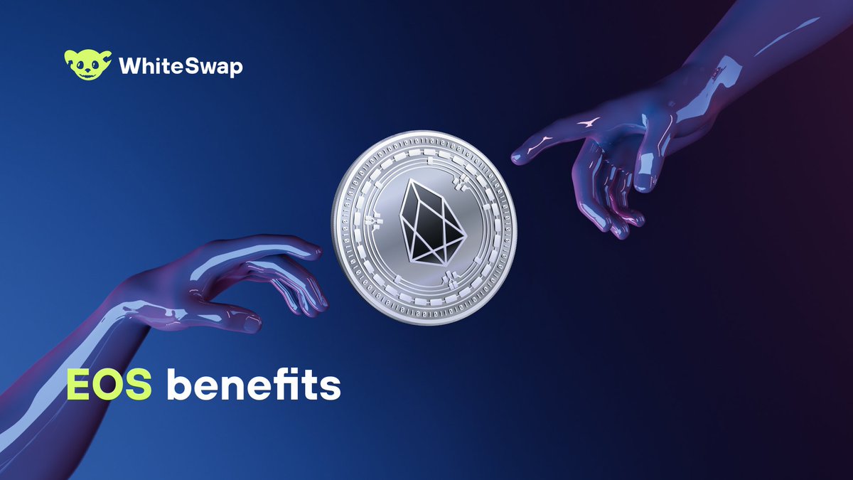 WhiteSwapFi's tweet image. ⚡ Delegated Proof-of-Stake (DPoS) allows it to process a high number of transactions.
⚡ @EOS provides a variety of services and functionalities.
⚡ Unlike many other #blockchainnetworks, #EOS does not charge its users for every transaction.