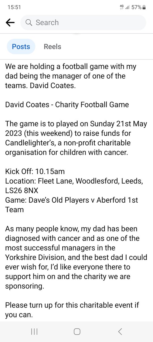 Great cause for a great bloke #candlelighters #CancerAwareness #charity