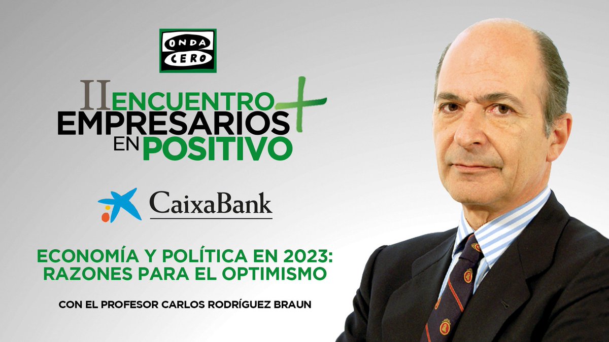 OCRMenorca's tweet photo. Mañana miércoles a las 19.00 horas el profesor de economía y colaborador de Onda Cero, @rodriguezbraun ofrecerá una conferencia en el Club Marítimo de Mahón sobre economía y política.

Entrada gratuita previa inscripción en el correo menorca@ondacero.es

¡Últimas plazas! https://t.co/nOEEFUxyZr