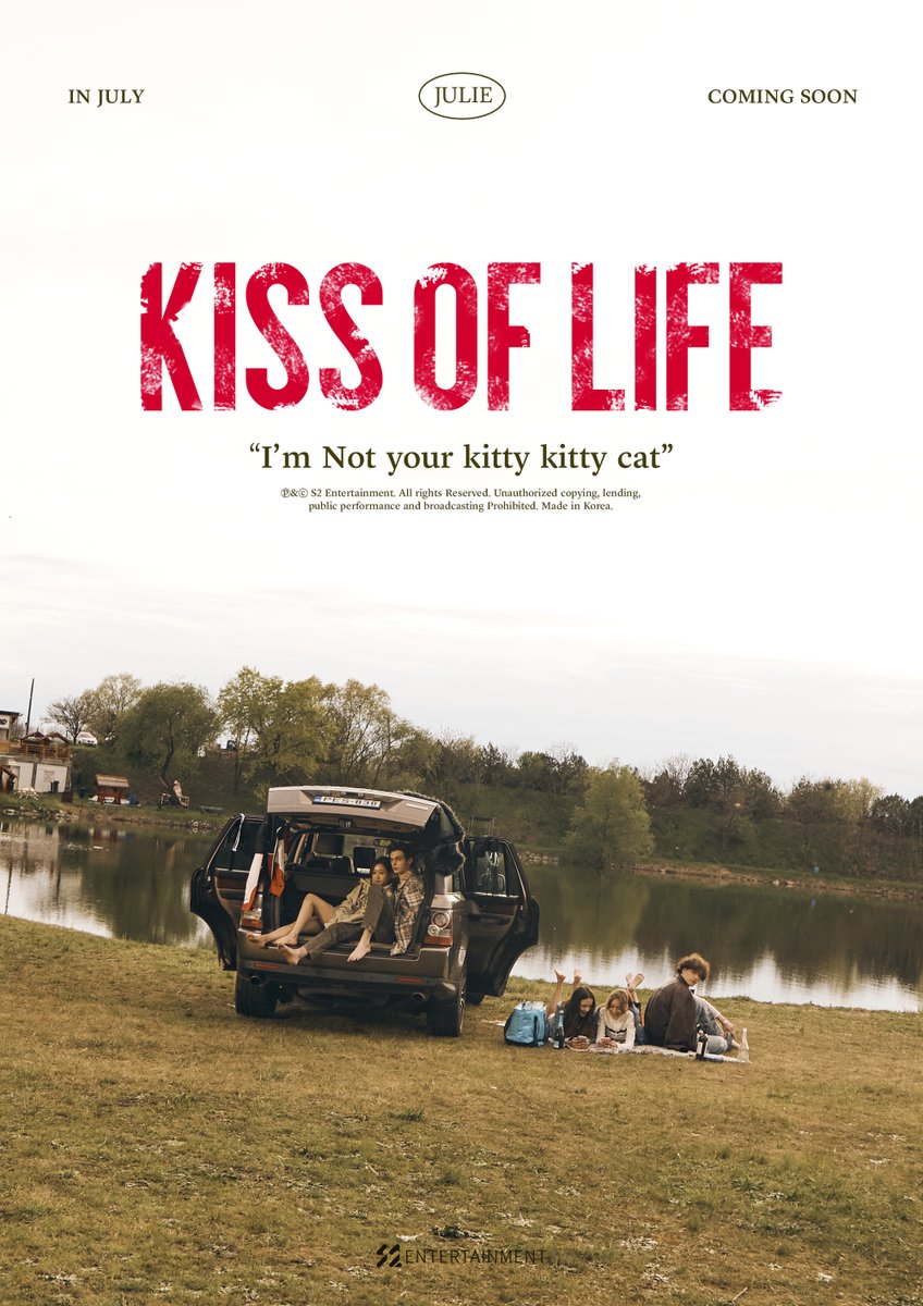 KISS OF LIFE
쥴리 (JULIE)

“I’m Not your kitty kitty cat”

IN JULY
COMING SOON
⠀
#KISSOFLIFE #키스오브라이프 #KIOF
#쥴리 #JULIE