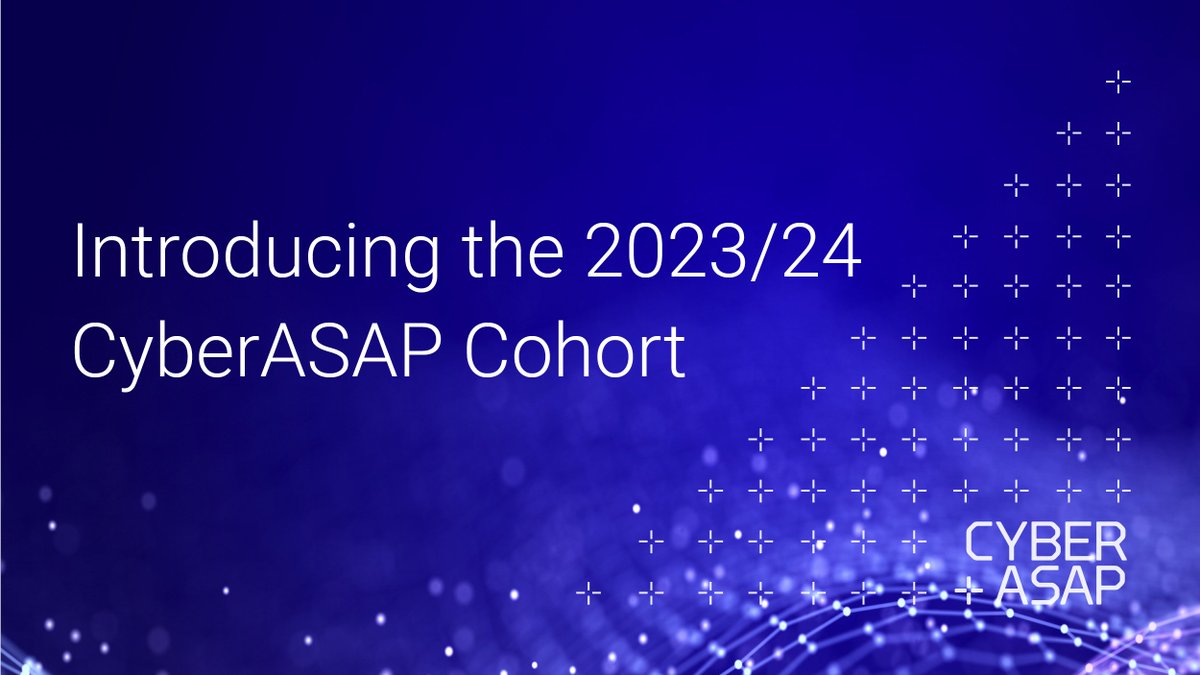 CyberASAP's tweet image. 🔒 Accelerating the Commercialisation of Cyber Innovations 🔒

🎉 We&apos;re thrilled to announce the latest cohort of cyber academic teams joining the 2023/24 programme! 🚀

🔗 Meet them here: iuk.ktn-uk.org/news/accelerat…

@SciTechgovuk, @innovateuk, @KTNUK