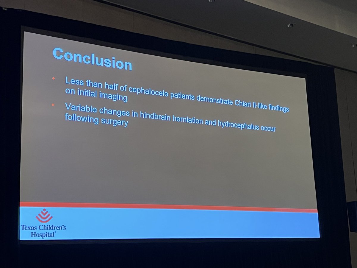 Dr Rida Salman presenting his work on Cephaloceles with Chiari II-Like Stigmata at #SPR2023 #pedineurorad #pedsrad
