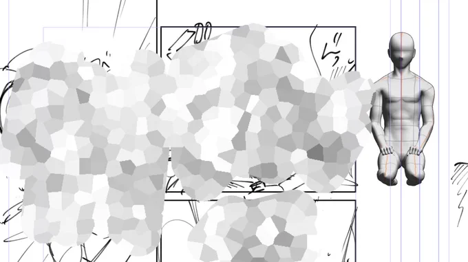今回は使ってみるか…と思って読み込んだもののいい感じに活かせなくて文字通り正座待機してる3Dモデルくんです