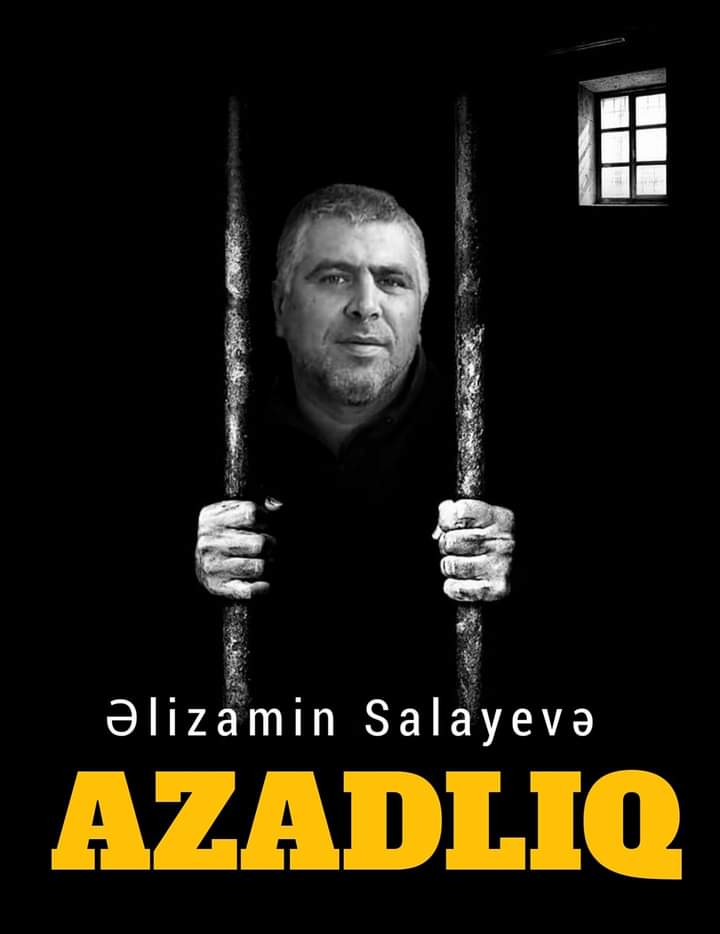 Əlizamin Salayevin  Əlizamin bəy aclığın 99-cu günündədir. Hər gün komaya düşə biləcəyi  gözlənilirdi. Əlizamin bəyin həyatına görə şəxsən İlham Əliyev məsuliyyət daşıyır. Bu qədər qəddarlıq  olmaz. Əlizamin bəyi gözlərimiz önündə öldürməyin! Əlizamin bəyi  azad edin!