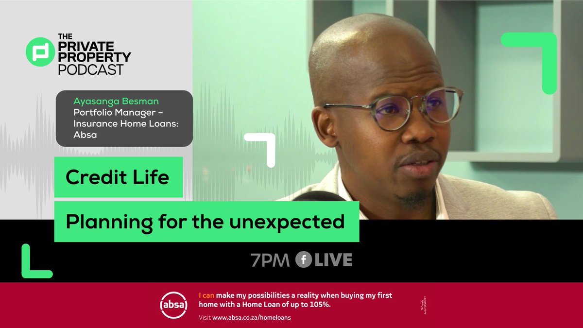 propertysa's tweet photo. Ayasanga Besman, the Portfolio Manager for Insurance Home Loans at Absa, shares why protecting your credit is crucial and gives us an overview of Absa's tailored products.
Welcome to The Private Property Podcast.
#CreditLife #HomeLoans #ABSA #PropertyInvestment https://t.co/lbbrwTKaEb