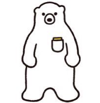 「Yomu-ku, a polar bear with a breast pock」|Mondo Mascotsのイラスト