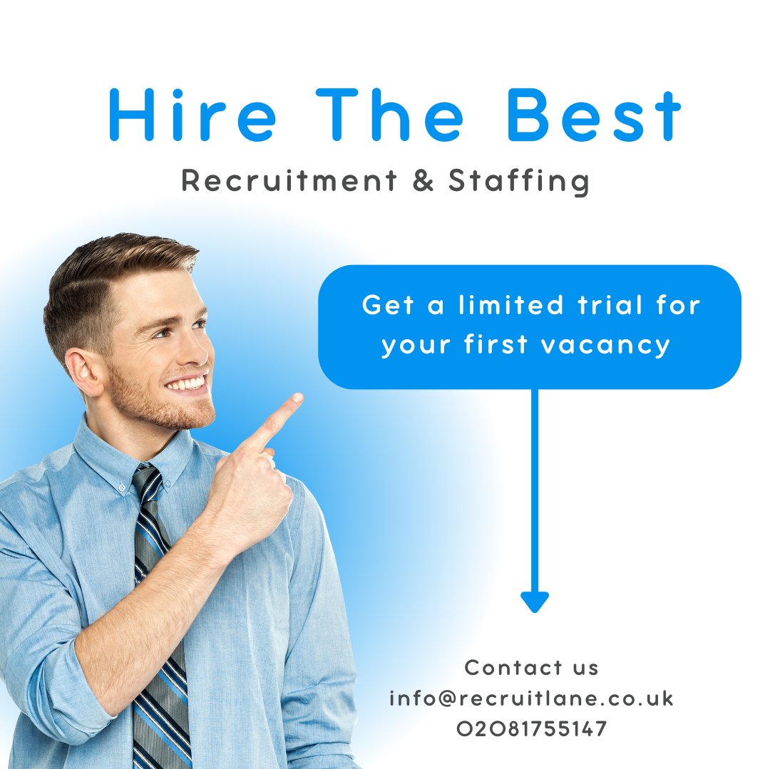 RecruitLane's tweet image. 📣Hunting for top talent?  

For a limited time only, we&apos;re giving you a golden ticket to experience the #RecruitLane difference with your first vacancy on us! 

✅ Candidate Search ✅ Job Matching ✅ Pre-employment Screening ✅ RPO

#RecruitmentMadeEasy #JobMatching #Hiring