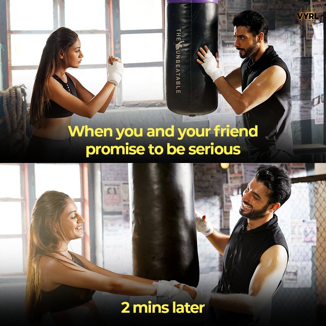VYRLOriginals's tweet photo. Me and my friend can go from being serious to hilarious in just a matter of few seconds😅😂 
 
#VYRLOriginals #BepanahPyaar #SharadMalhotra #SurbhiChandna #PayalDev #YasserDesai https://t.co/SDbX03DocO