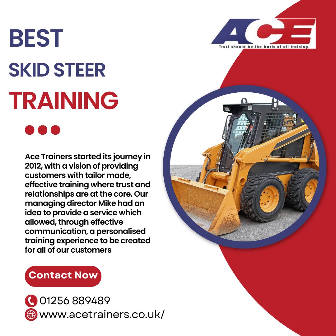AceTrainers's tweet image. BOOK your #SkidSteer Course HERE: ecs.page.link/uBjj9

#acetrainers #worktraining #training #trainers #trainingcourses #courses #materialhandling #plantequipment #healthandsafety #healthandsafetytraining #instructortraining #vehicletraining #trucktraining