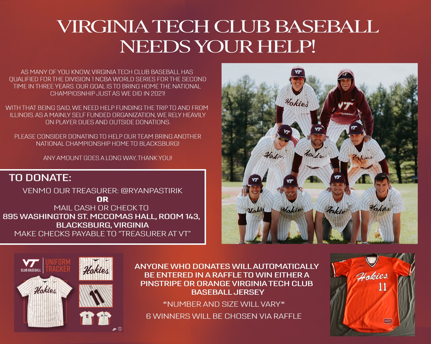 Virginia Tech Club Baseball 🦃 / Twitter
