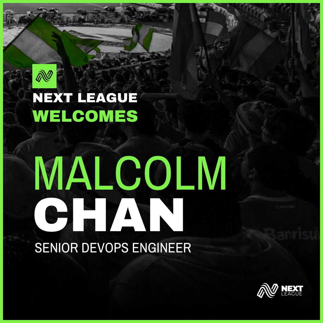 Welcome to Next League, Malcolm Chan! Excited to have you on board as our new Senior DevOps Engineer. 

#nextleague #knowwhatisnext #team