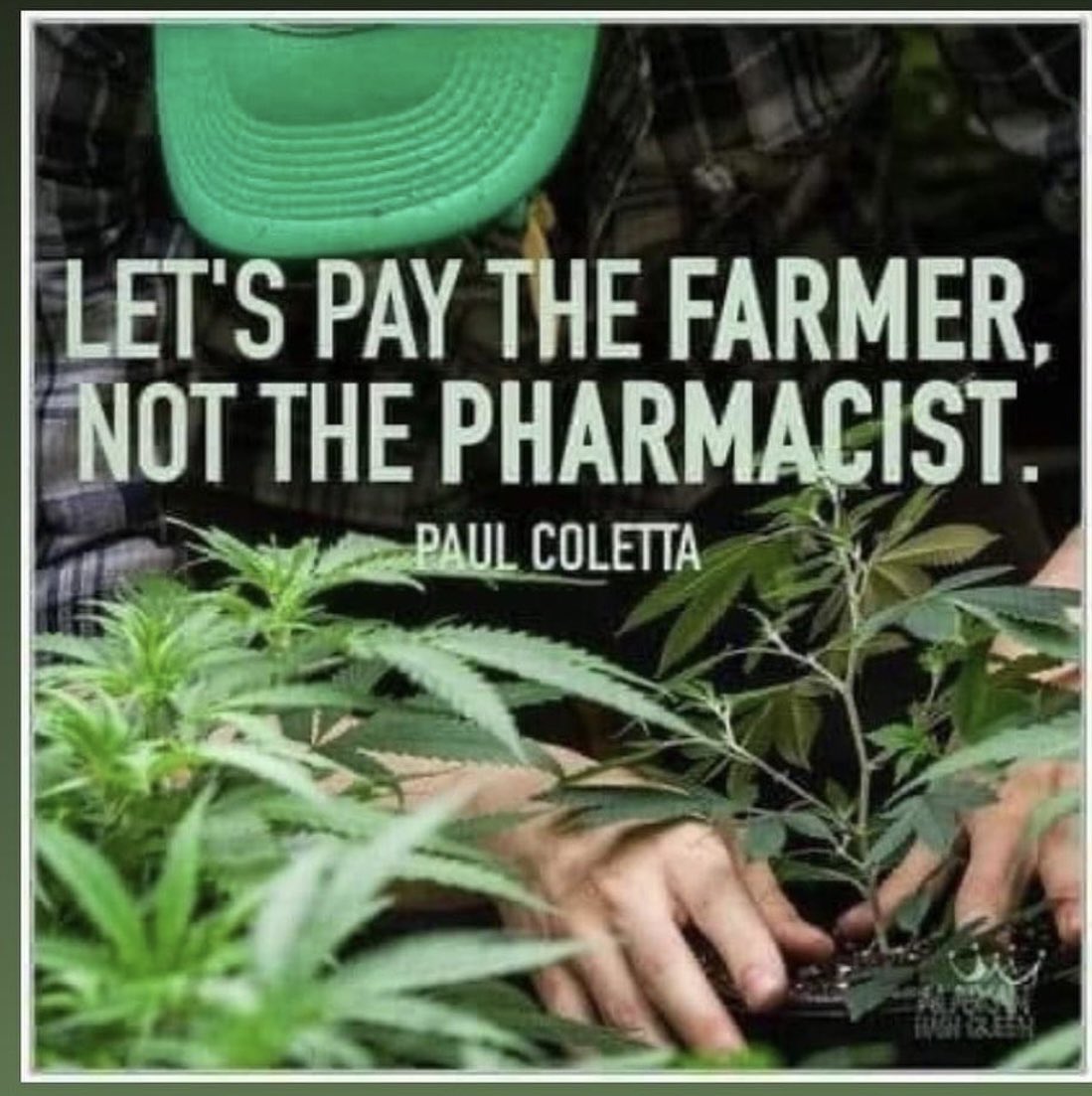 We sometimes forget that #Cannabis can have a significant impact (positive) on our agricultural industry. I much rather go the natural route then the lab made stuff! #LegalizeIt #CannabisCommunity #Mmemberville #Farming