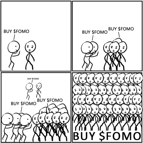 FomoEthOfficial's tweet photo. Does anyone understand the meaning of FOMO? Choose a good answer and reward 50$
#FOMO #memecoin #ETH #PEPE #MONG #wojak https://t.co/A1lGhLy2vs