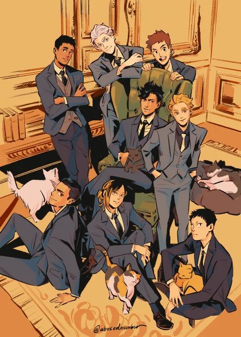 Nekoma Gentlemen's Club  #Haikyuu #ハイキュー