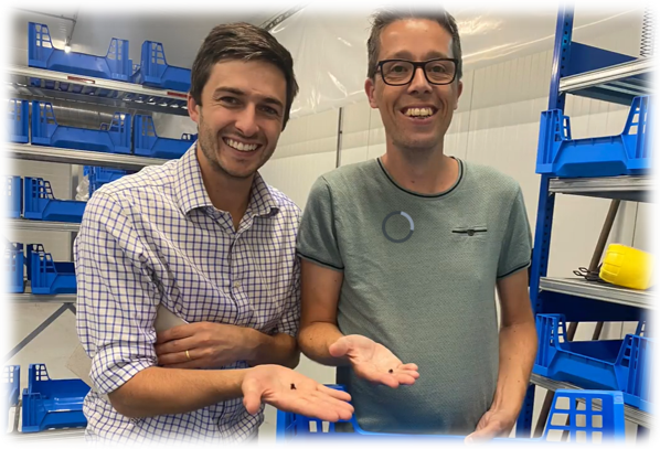 FarmersOfTheUK's tweet photo. We have looked at reducing SOYA in pig diets through insect protein. @samward99 was sponsored by @fcct to travel Germany + Holland looking at BSF insect production. Easy to apply, have you considered a short @fcct #SnapshotStudy to research your farm interests and lead change? https://t.co/iHqKOWooqd
