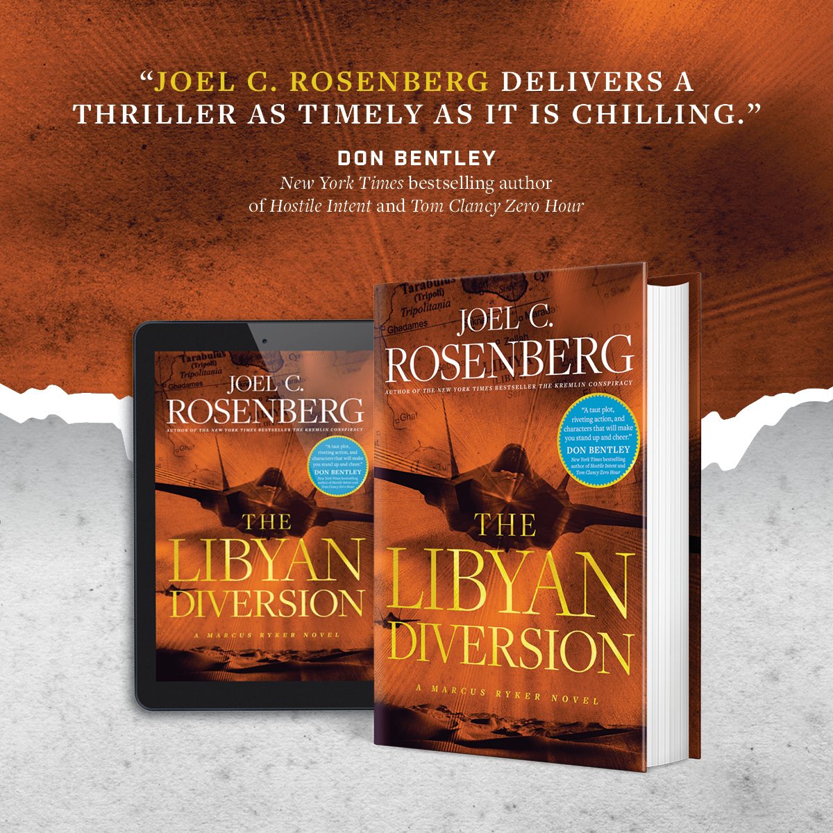 THE LIBYAN DIVERSION by @JoelCRosenberg is now available! The fifth novel in the Marcus Ryker series is a fast-paced thriller that readers won't want to put down. Find THE LIBYAN DIVERSION wherever books are sold: bit.ly/3W6XutA #politicalthriller #militaryfiction