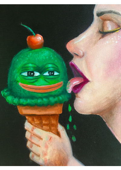 rarepepebag's tweet photo. CHERRYONTOP
Artist: JDog @jdogresorg 
Rare Pepes
Series #34
Card #41
Supply1 00
Issuance February 2018

Is in the $BAG 
https://t.co/WvMZZvVErs

#rarepepebag #pepe #pepearmy https://t.co/EK3jMlSQwJ