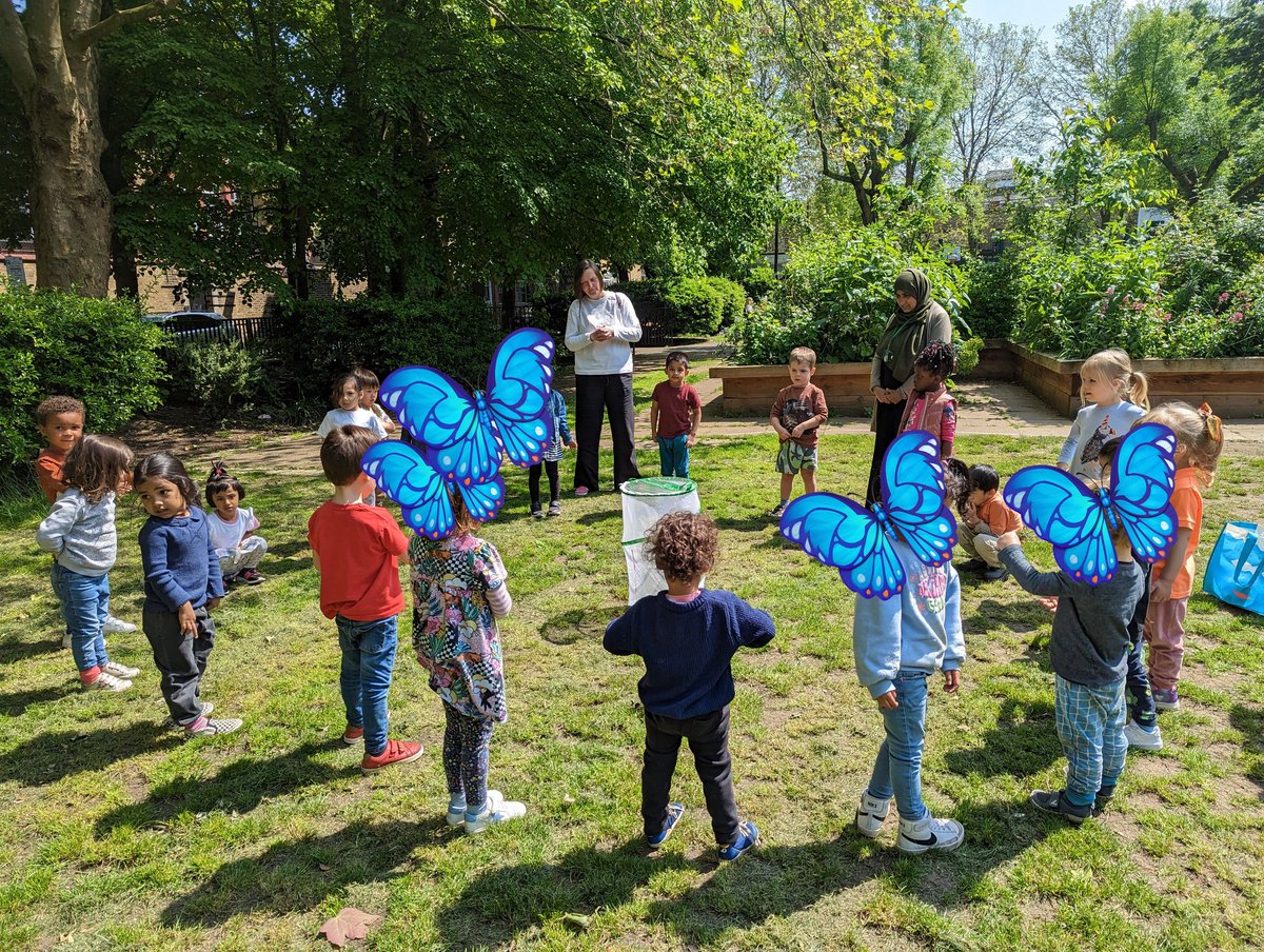 What a lovely afternoon Nursery had releasing the class butterflies today 🦋