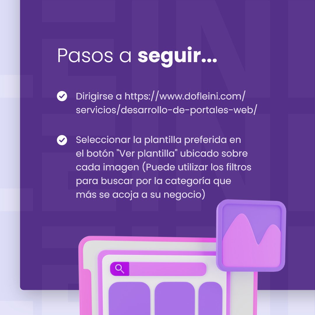 DofleiniS's tweet photo. El #ahorro de #tiempo es una de las principales fortalezas de nuestro servicio #DFLPortalesExpress.

😎 Olvídate de trámites burocráticos y esperas innecesarias. Obtén tu sitio con rapidez 🚀a partir de tus requerimientos y preferencias. 💯

👉 Descubre la plantilla más idónea para tu negocio o servicio en https://t.co/ec3tPoTvXy