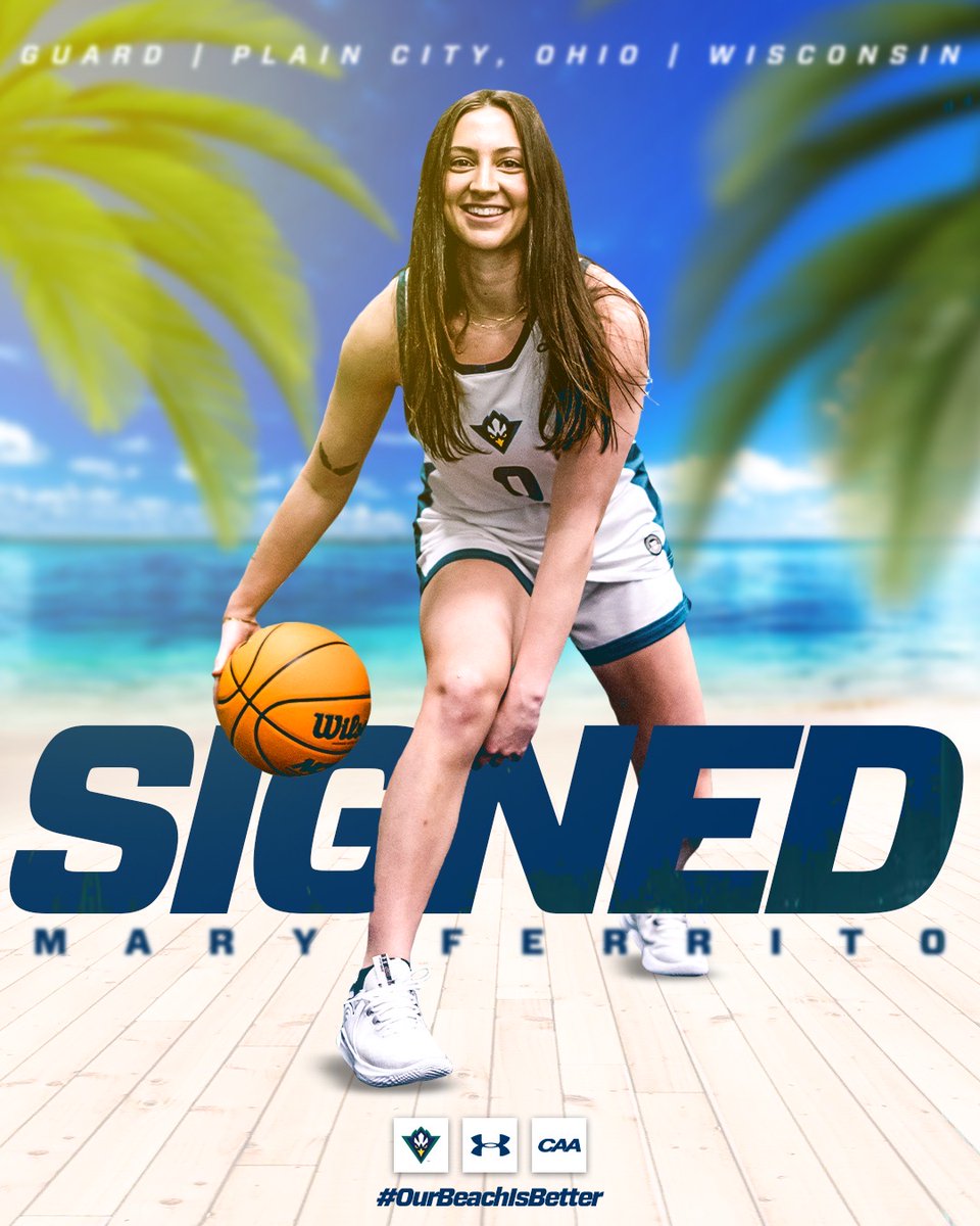 𝓢𝓲𝓰𝓷𝓮𝓭 🏀

Welcome to #UNCW, <a href="/FerritoMary/">Mary Ferrito</a>!

👉 bit.ly/3Oe5w1G

#OurBeachIsBetter