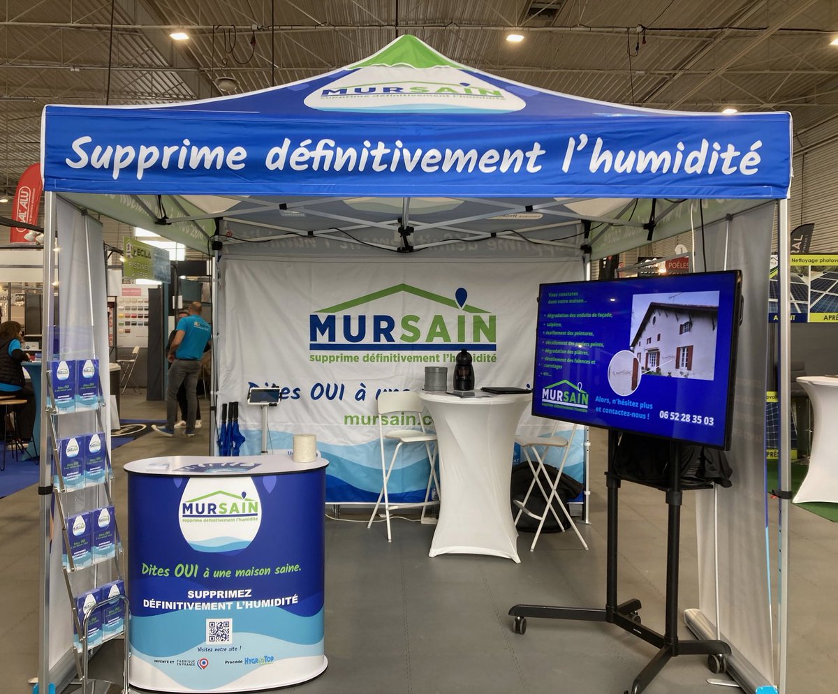 D2com1's tweet image. L’agence D2com est fière d’avoir accompagnée Mursain lors de la foire d’Agen du 11 au 14 mai au Parc des Expos Agen Agora afin de les aider à promouvoir leur concept.

Cet événement s’est traduit par une belle réussite et de nombreux contacts pour notre client.