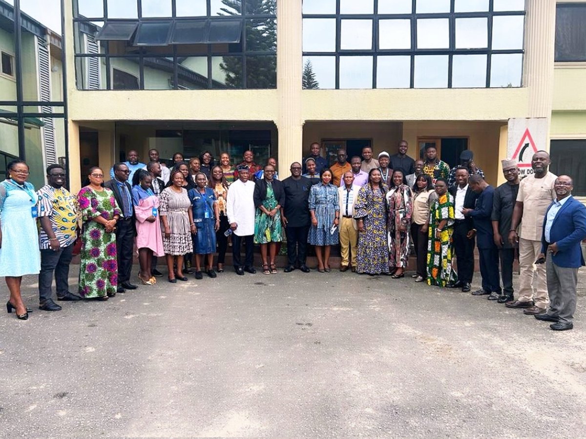 NMEP in collaboration with the World Health Organization WHO is conducting the Malaria programme zonal review meeting for the South-South zone at EEMJM Hotels, Uyo, Akwa Ibom State. Picture shows participants in a group photograph at the meeting.