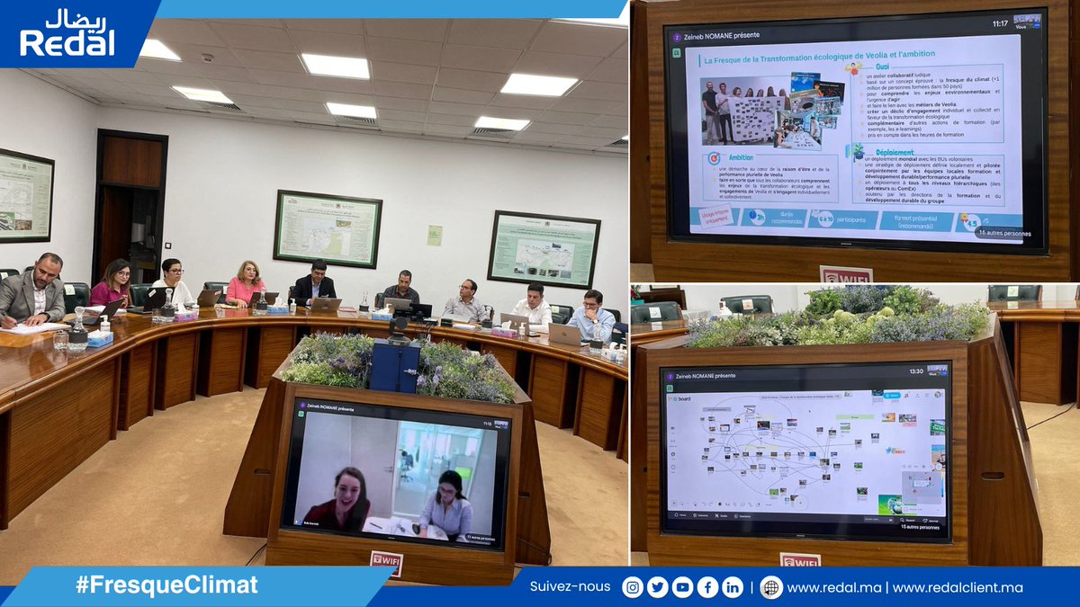 RedalOfficiel's tweet photo. #LT Atelier de Déploiement de la #FresqueClimat de la TRF #Écologique 
Identifier les causes &amp; conséquences du dérèglement climatique, &amp; dessiner des solutions 
➡️Connaissances Climatiques et Int Collective
Mobilisation des Responsables et Formateurs de la DM, DEA, RH, RSE &amp; DMC https://t.co/14VZSE7RbB