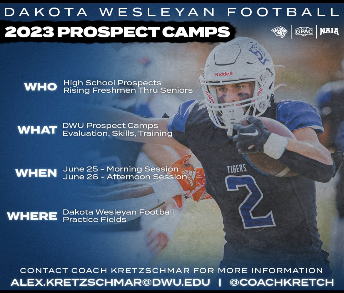 Thank you <a href="/CoachKretch/">Alex Kretzschmar</a> for the camp invite!!!