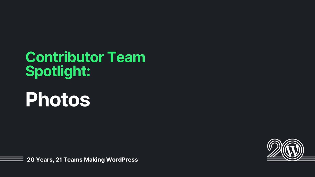 wildbeagletech's tweet photo. WordPress: WordPress Contributors - WP isn't just a powerful tool from code alone. It takes large communities of dedicated users. As part of the #WP20 celebrations, here is a Contributor Spotlight on the Photos team: https://t.co/UmNGaSDWAq

#WordPress … https://t.co/11yVBLliN9