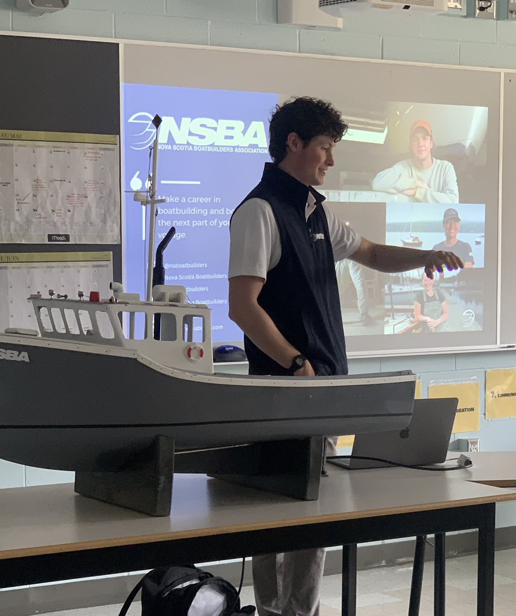 Great to have <a href="/PVECPanthers/">Park View</a> alumni presenting on <a href="/NSBoatbuilders/">NS Boatbuilders</a> #NSBoatbuildersAssociation