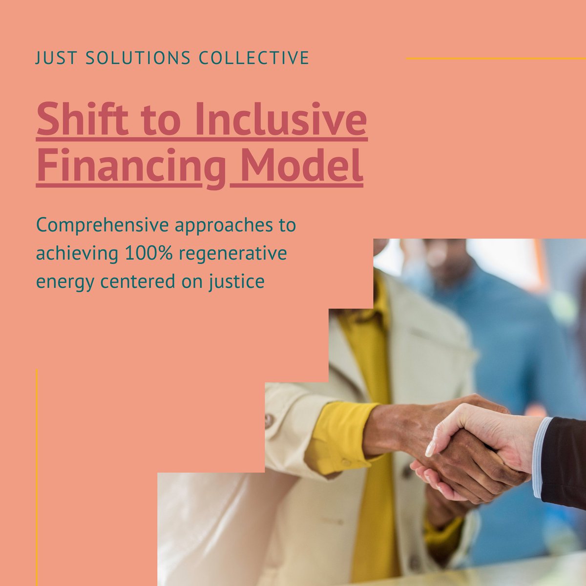 100% regenerative policies should promote non-extractive financing policies. 'The Comprehensive Building Blocks for a Regenerative and Just 100% Policy' guide is linked in our bio! #InclusiveFinancing #EnvironmentalJustice #ClimateJustice #JustTransition #GreenBanks #PublicBanks