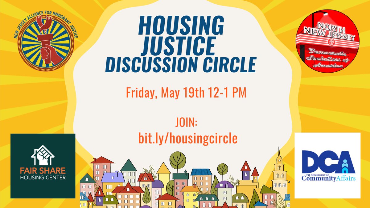 NJAIJ's tweet photo. 🏘️Did you know...?
NJ’s noncitizen tenants put 2.6x as much of their income toward rent as US-born renters💸

From Jersey City's Right to Counsel fight to housing opportunities in your town, Friday @ 12, we're discussing Housing Justice for all. 

JOIN:
https://t.co/y5sFcmdpgT https://t.co/GGje8O5EXl