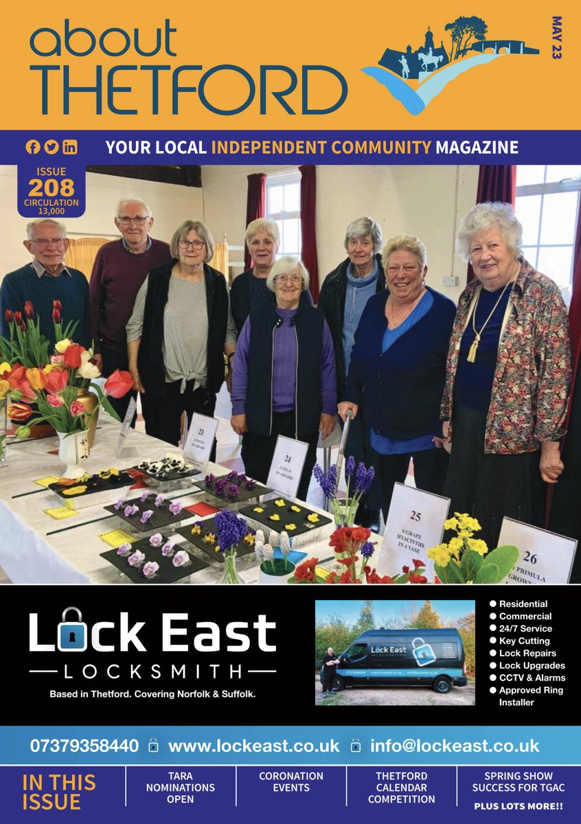 About Thetford magazine (@about_thetford) on Twitter photo Click on the link to read our marvellous May edition: issuu.com/councillorterr⦠<a href="/leapinghareorg/">Leaping Hare</a> @ThetfordCouncil <a href="/LawsonsEA/">Lawsons Estate Agent</a> <a href="/ChilternsLtd/">Sales, Lettings & Property Management</a> <a href="/mcpsolicitors/">MCP Solicitors</a> <a href="/NorfolkCC/">Norfolk County Council</a> <a href="/putterfingers/">Putterfingers</a> <a href="/getonupp/">Upp</a> <a href="/u3a_UK/">u3a</a> <a href="/MulberryThet/">The Mulberry</a> <a href="/BestBedsDirect/">Best Beds Direct</a> <a href="/BettsOfBrandon/">Betts Of Brandon</a> <a href="/SoundlyF/">Soundly Fostering</a> <a href="/ICTravelNorfolk/">IC Travel Excursions</a> PLs RT Click on the link to read our marvellous May edition: issuu.com/councillorterr⦠<a href="/leapinghareorg/">Leaping Hare</a> @ThetfordCouncil <a href="/LawsonsEA/">Lawsons Estate Agent</a> <a href="/ChilternsLtd/">Sales, Lettings & Property Management</a> <a href="/mcpsolicitors/">MCP Solicitors</a> <a href="/NorfolkCC/">Norfolk County Council</a> <a href="/putterfingers/">Putterfingers</a> <a href="/getonupp/">Upp</a> <a href="/u3a_UK/">u3a</a> <a href="/MulberryThet/">The Mulberry</a> <a href="/BestBedsDirect/">Best Beds Direct</a> <a href="/BettsOfBrandon/">Betts Of Brandon</a> <a href="/SoundlyF/">Soundly Fostering</a> <a href="/ICTravelNorfolk/">IC Travel Excursions</a> PLs RT