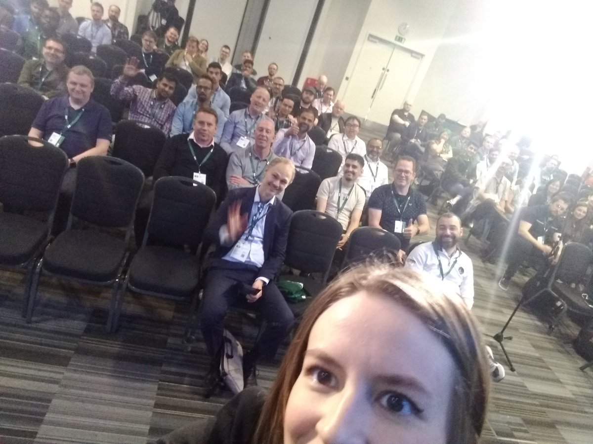 Here's my #streamingselfie from my Hitchhiker's Guide to #Kafka talk! Glad to have a lovely audience at my first #KafkaSummit