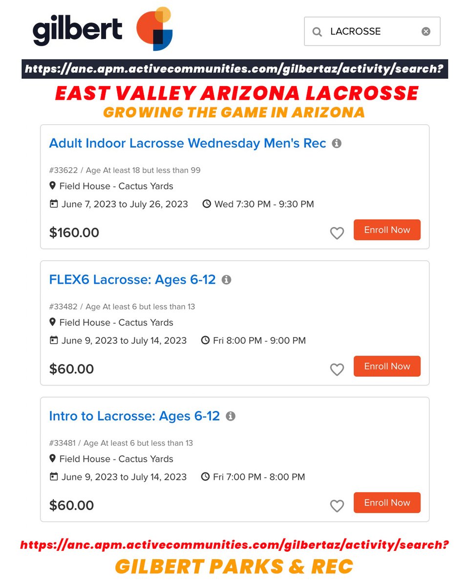 AZLaxNews1's tweet photo. PLAY LACROSSE THIS SUMMER 2023 #Lacrosse #PlayLacrosse #AZLAX #GilbertAZ https://t.co/F6s1557okc