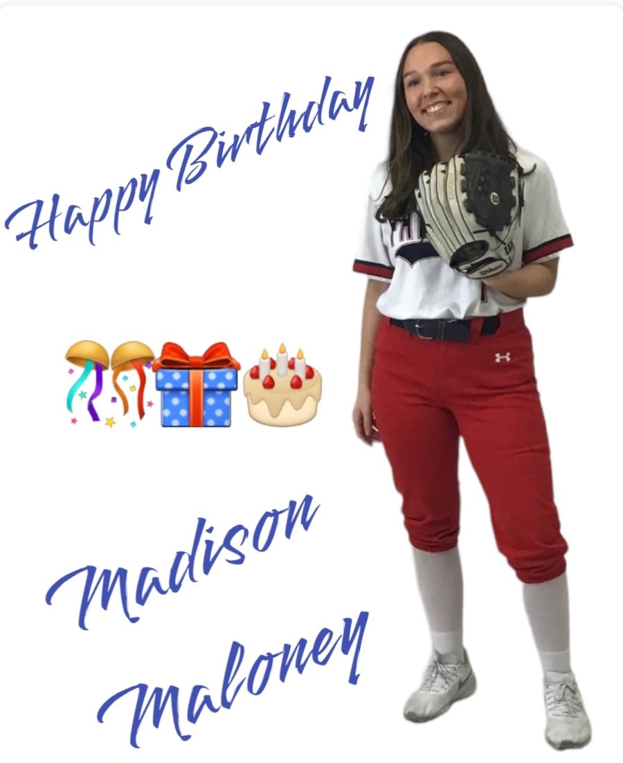 Happy Birthday to Lady Falcon,  Madison Maloney!!🎊🎁🎂💪🥎