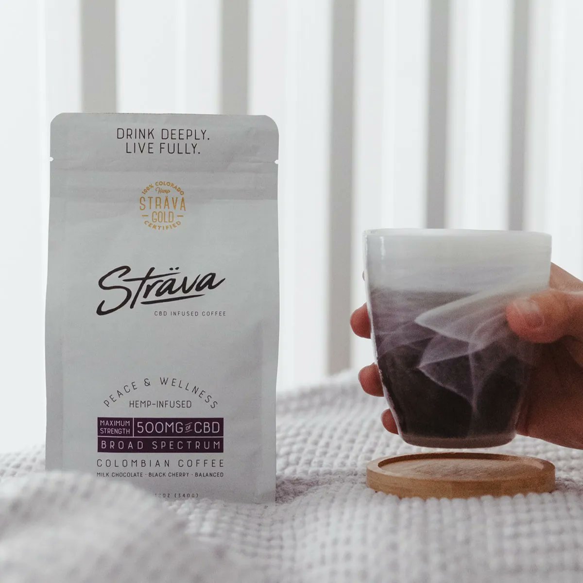 There are many ways to help control and reduce anxiety like, physical activity, eating health, making sleep a priority and mindful meditation. Drinking Sträva  CBD Infused Coffees can also help ease stress and get you ready to tackle the day.