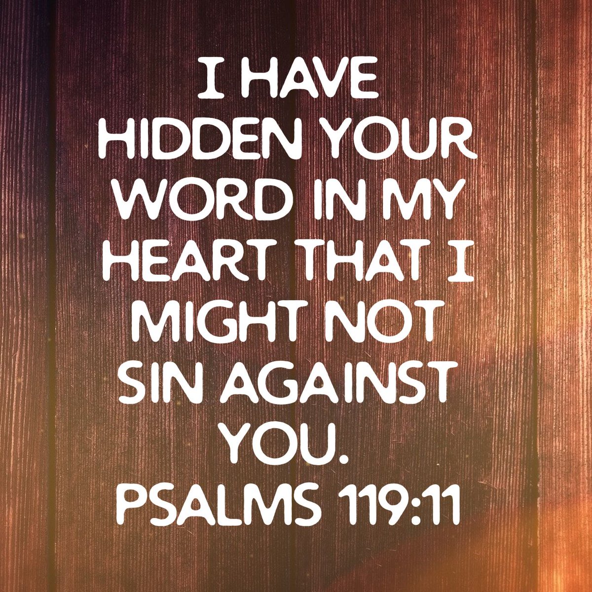 jdbagby70's tweet photo. I have hidden your word in my heart that I might not sin against you.
Psalms 119:11 NIV

https://t.co/rA4Eusfl6G https://t.co/0glToRf4bw