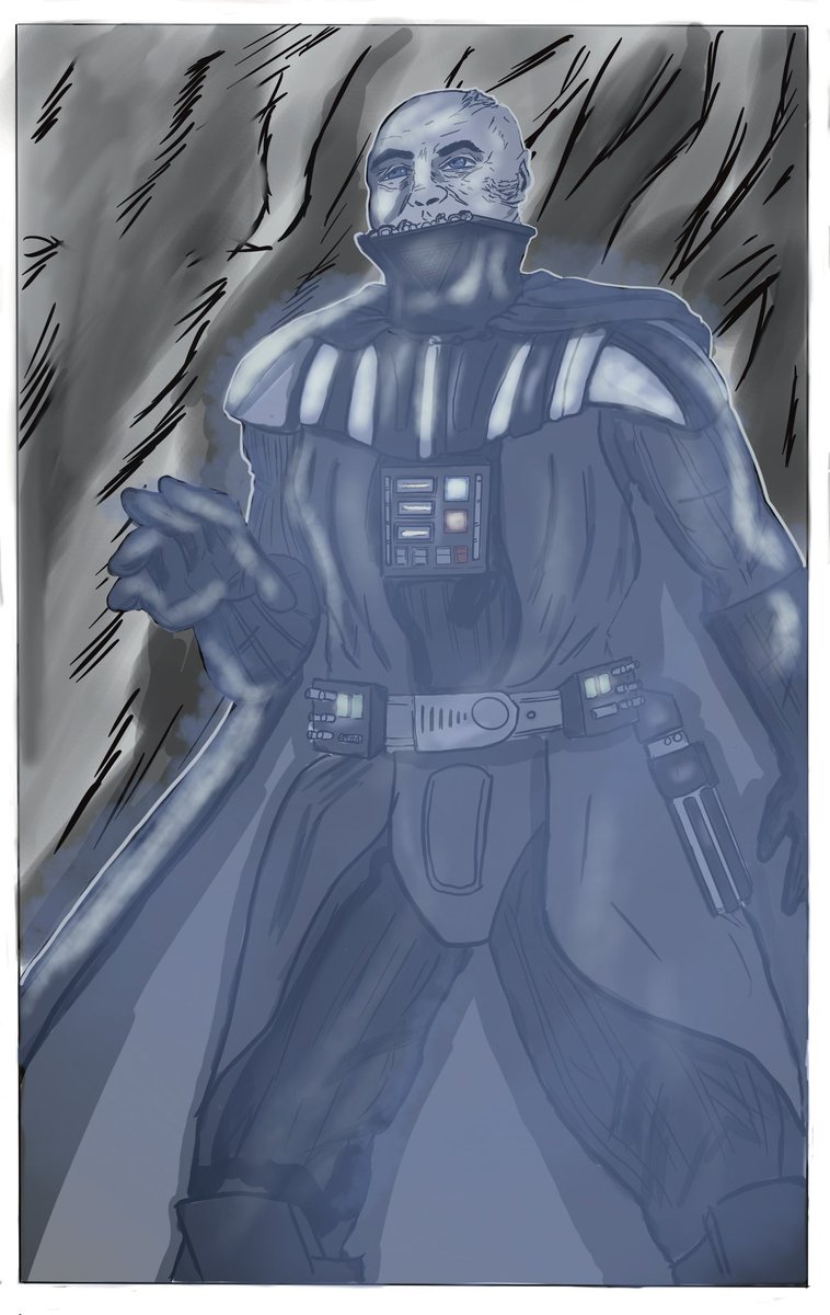 Playing around with some Star Wars. #starwarsfan #starwarsfanart #darthvaderart