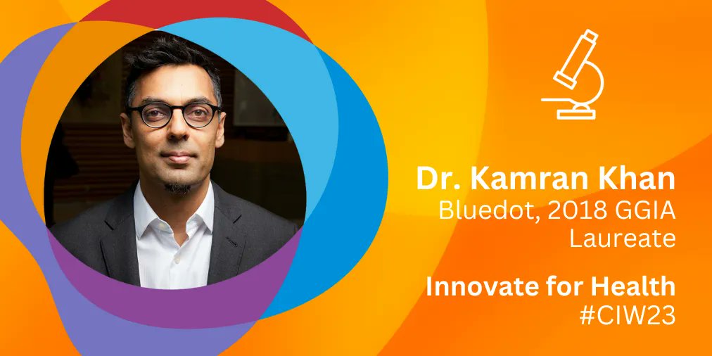 Meet Dr. Kamran Khan: #GGIA2018 Laureate & founder of BlueDot. Using #BigData and #AI, Dr. Khan is predicting the spread of diseases and providing a global early warning system. 💻🌎

#InnovateForHealth and share stories using #CIW23.

📍Learn more: buff.ly/3MqhT9u