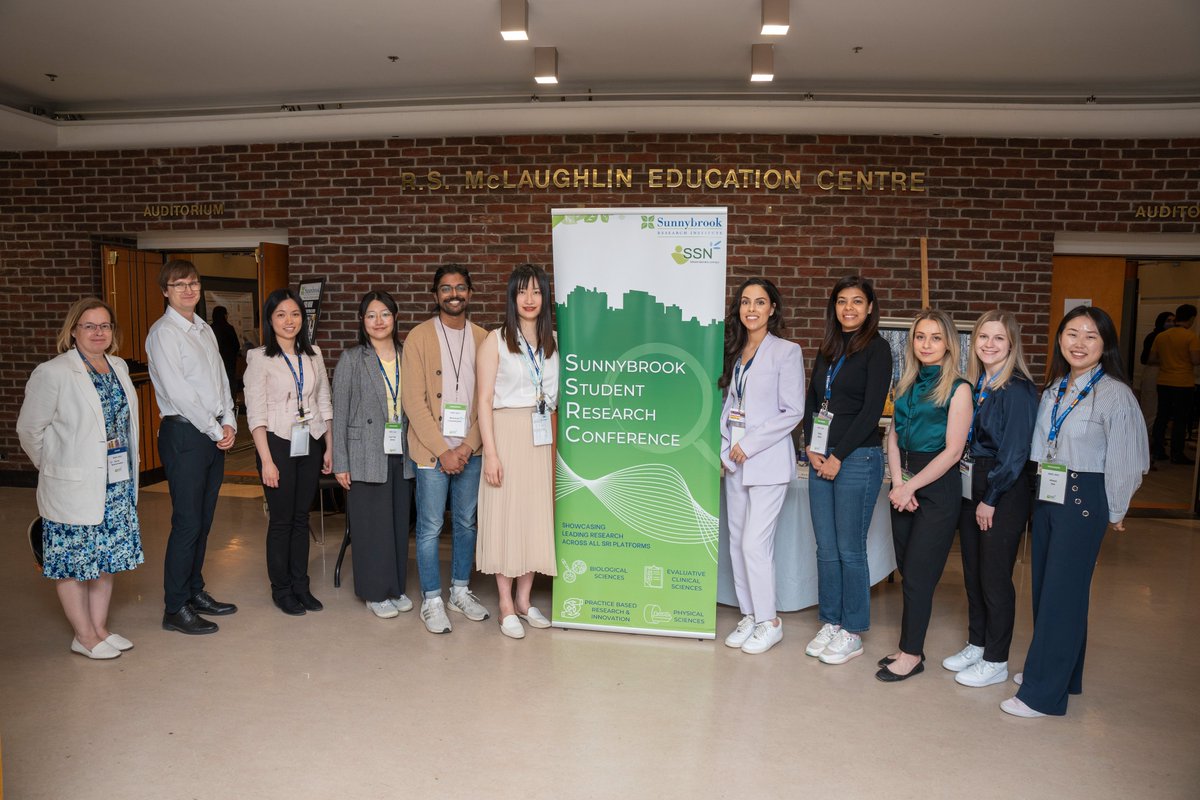 KullervoHynynen's tweet photo. Congratulations to the organizers of yesterday’s
@Sunnybrook Student Research Conference. The student-run conference highlighted the impressive research of graduate and professional-stream students across Sunnybrook. A great day - well done! https://t.co/biKubPrITq