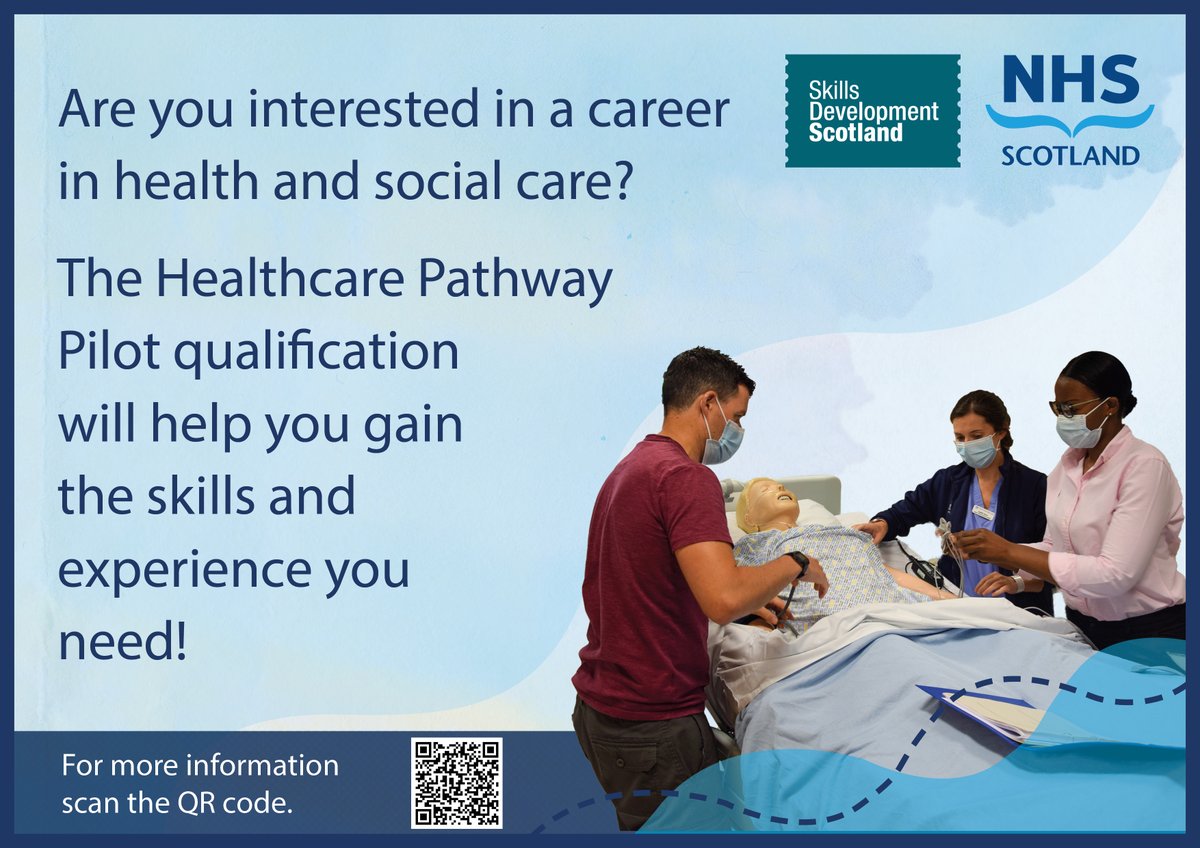 NHS Scotland Academy, <a href="/skillsdevscot/">Skills Development Scotland</a> and health boards across NHS Scotland have developed a new pathway pilot that will provide high school students in S4, S5 and S6 with the opportunity to gain a formal qualification🏥To find out more, visit 👉nhsscotlandacademy.co.uk/widening-acces…