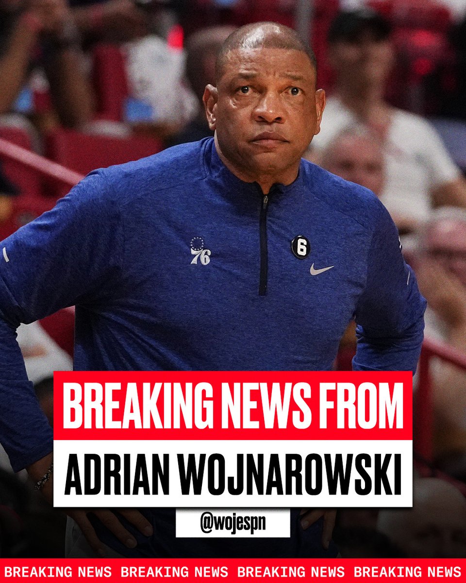 Breaking: The 76ers dismissed coach Doc Rivers, sources told @wojespn.
