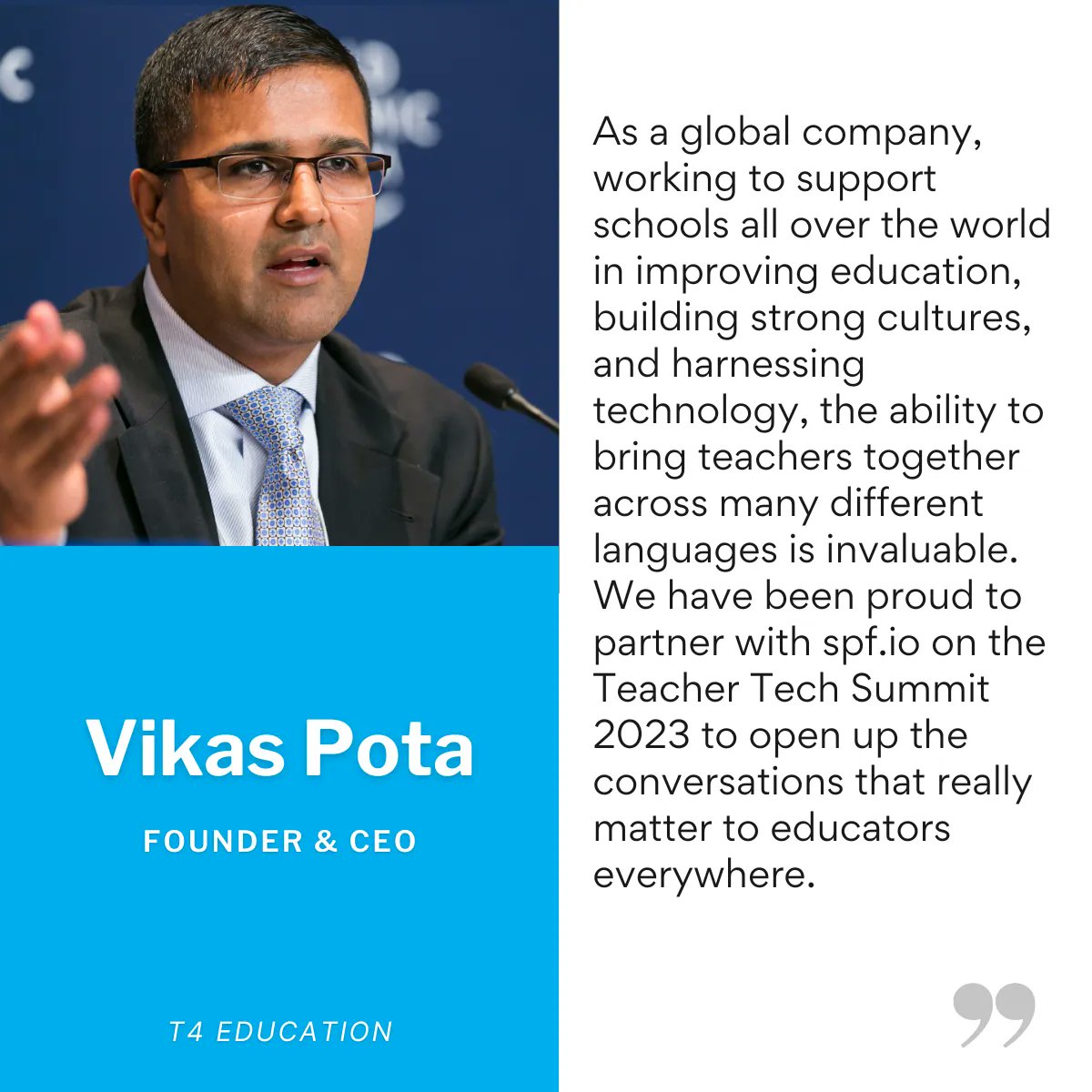 We're proud to have a role in increasing the multilingual accessibility of the #TeacherTechSummit across the globe. Thank you so much @VikasPota and @T4EduC for trusting us to be part of your vision for education :)
#EdTech #inclusion #LanguageAccessibility #multilingual